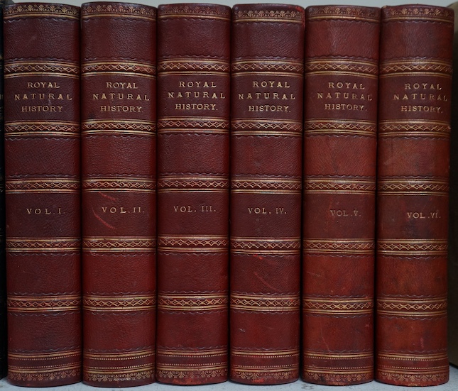 Zoology - Lydekker, R. (editor)The Royal Natural History. 6 vols., 4to, half red morocco gilt, 72 full page chromolithograph plates, Frederick Warne & Co., London and New York, 1893-1896.